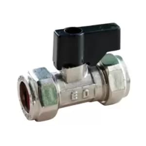 Oracstar Isolating Valve With Handle 15mm Chrome
