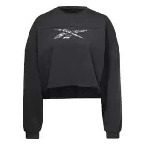Reebok Safari Cropped Sweater Womens - Black
