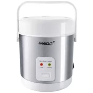 Steba RK 4M Rice cooker Stainless steel, White Indicator light, Non-stick coating, with graduated beaker