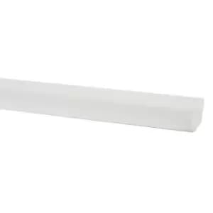 Polypipe Square Gutter - 112mm x 2m - White