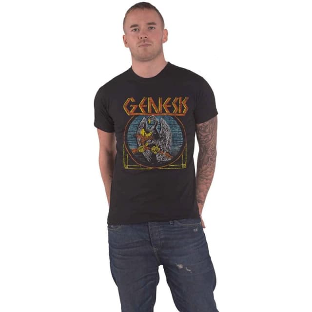 Genesis Genesis Men Eagle T-Shirt in True Black Size: Small True Black S Male 5059958516717