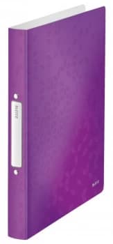 Leitz WOW 2-O Ringbinder A4 PP 25mm Purple PK10
