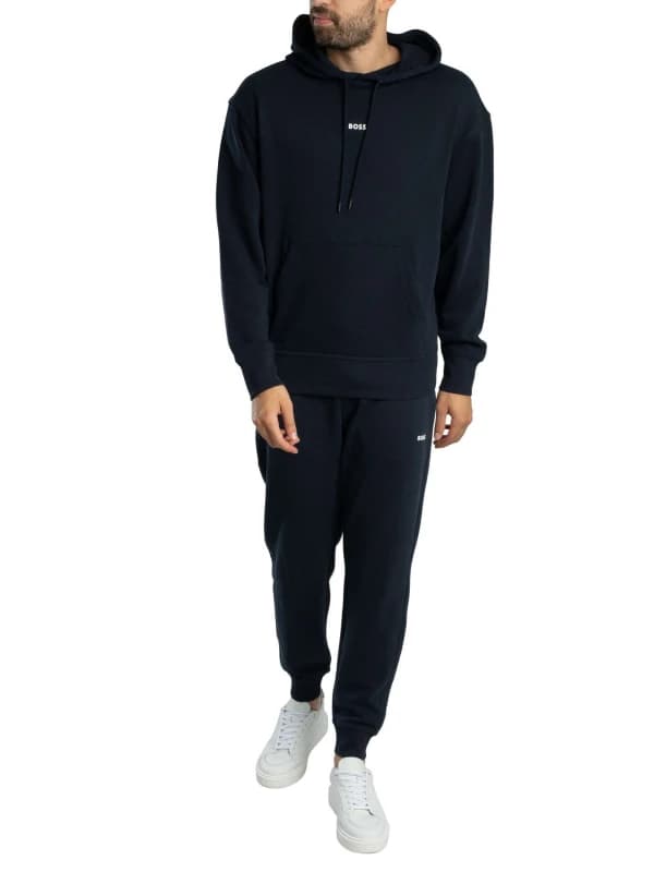 Boss Wesmall Hooded Tracksuit Dark Blue XL