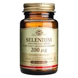 Solgar Selenium 200 amp181g Tablets Yeast Free 250 Tablets