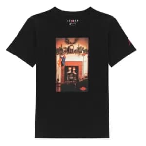 Air Jordan Jumpman Chimney T-Shirt Junior Boys - Black