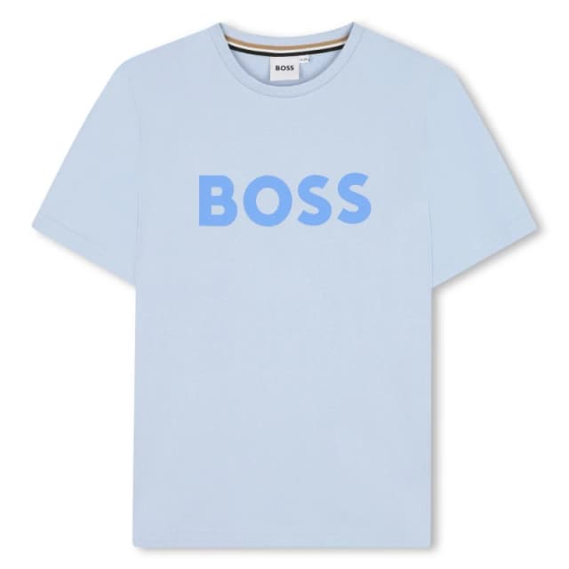 Boss Logo T-Shirt Juniors - Blue Blue 5 - 6 Years