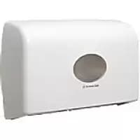 AQUARIUS Toilet Roll Dispenser 6947 Plastic White Lockable