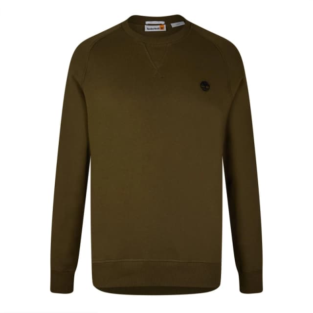 Timberland Mens Exeter River Brushed Back Sweatshirt Olive male S