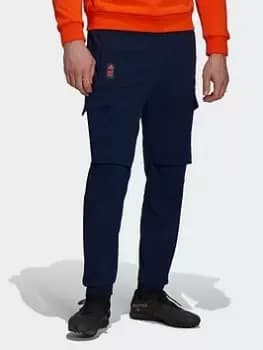 adidas New York City Fc Travel Tracksuit Bottoms, Dark Blue Size M Men