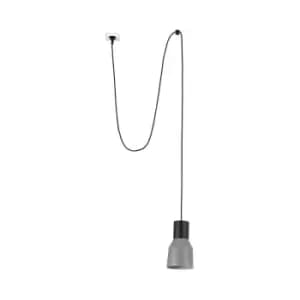 Kombo Grey Dome Pendant Lamp Ø120 With Plug