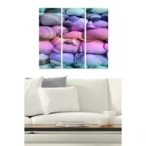 MDF1776311 Multicolor Decorative MDF Painting (3 Pieces)