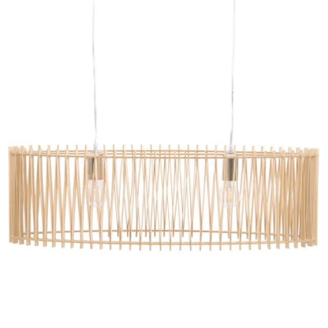 Beliani Pendant Lamp Chari Light Brown