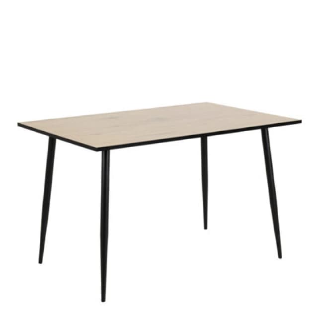 Furniture To Go Wilma Dining Table With White Oak Top & Black Legs