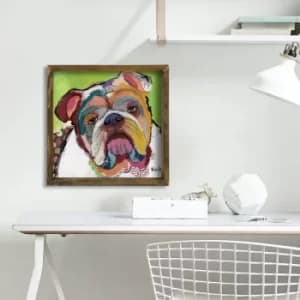 MZM469 Multicolor Decorative Framed MDF Painting