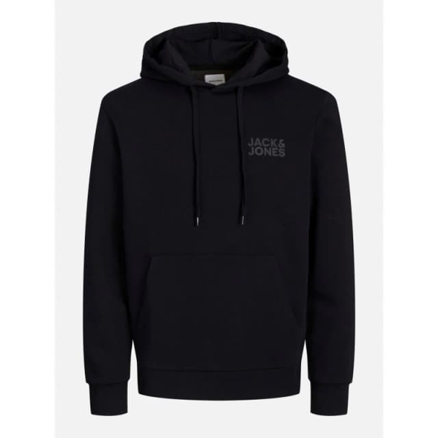 Jack and Jones Corp Logo Hoodie Plus Size Mens Black male 2XL