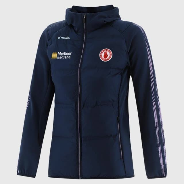 ONeills Kids Dynamo Tyrone GAA Hooded Long Sleeve Performance Training Jacket Marine/Purple female 10-11 Years
