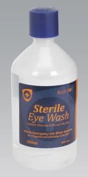 Sealey EWS50 Eye/Wound Wash Solution 500ml