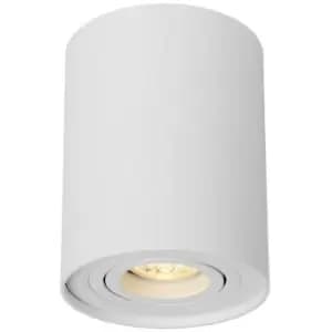 Lucide Lighting - Lucide tube - Surface Mounted Ceiling Spotlight - Ø9,6cm - 1xGU10 - White