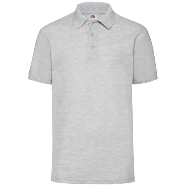 Fruit Of The Loom Fruit of the Loom Men 65 35 Polo Shirt in Grey Size: Small Grey S Male 5063470628490