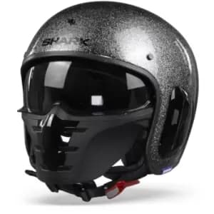 Shark S-Drak 2 SSX Blank Glitter Silver Silver Glitter XL