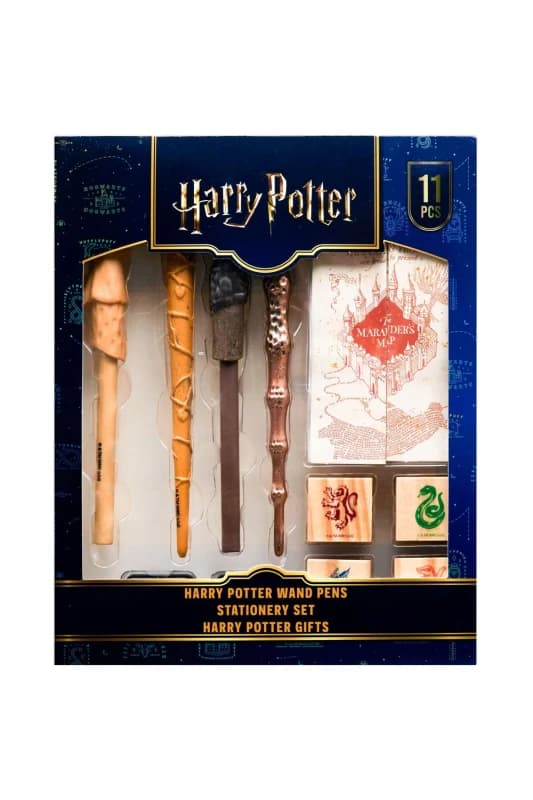 Harry Potter 4 Stampers & 4 Wand Pen Set Multi