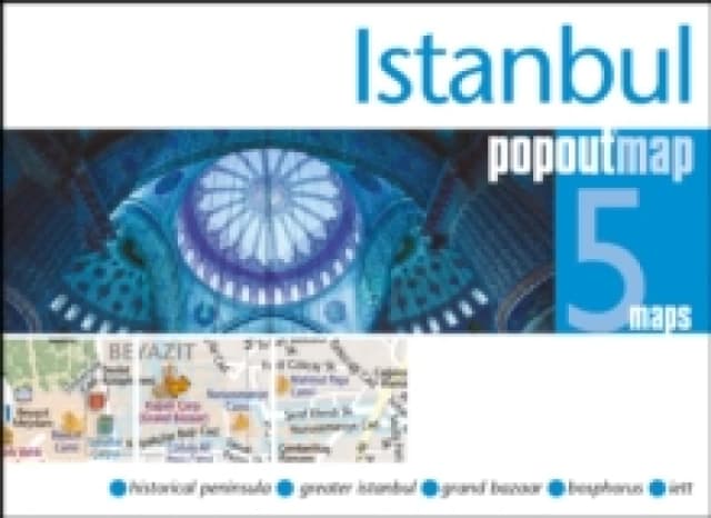 Istanbul PopOut Map Sheet map, folded