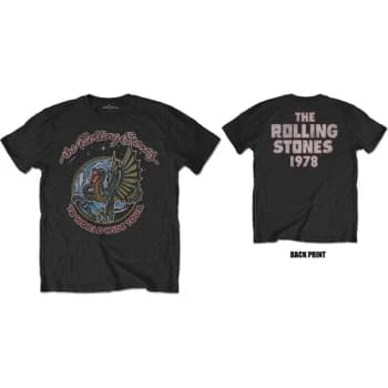 Rolling Stones - The - Dragon '78 Unisex Small T-Shirt - Black