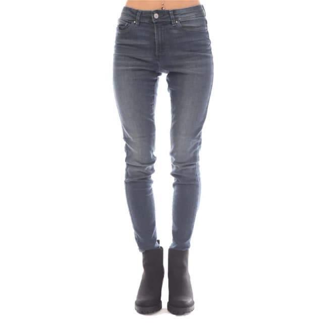 Only Wauw Mid Waist Skinny Jeans - Blue Blue ONE SIZE
