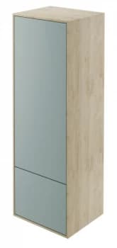 Wickes Eli Oak and Fjord Wall Hung Tall Tower Unit - 400 mm