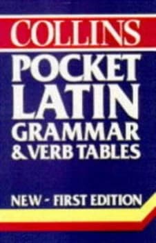 Collins Pocket Latin Grammar and Verb Tables by Mary Wade and Joyce Littlejohn Paperback