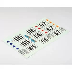 Killerbody Decal Sheet Lancia Beta Montecarlo (Num/Drivers)