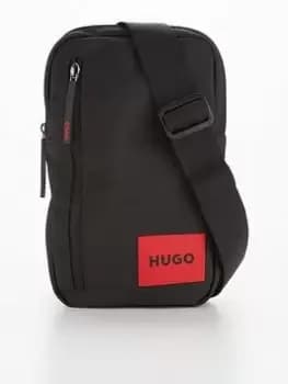 HUGO Ethon Monostrap Bag, Black, Men