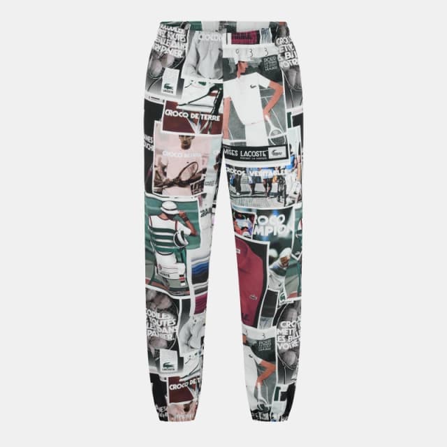 Lacoste Unisex Adults Closed Cuff Woven Tracksuit Joggers Multico unisex 2XS