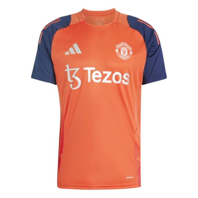 adidas Manchester United Training Shirt 2024 2025 Adults - Red Red XS