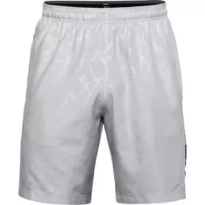 Under Armour Woven Graphic Embroidered Shorts Mens - Grey