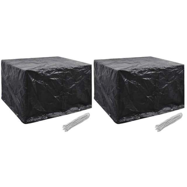 VIDAXL Vidaxl - Garden Furniture Covers 2 pcs 8 Eyelets 135x135x90cm 8719883809533