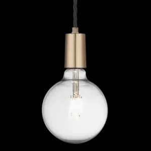 Industville Sleek Edison Pendant - 1 Wire - Brass