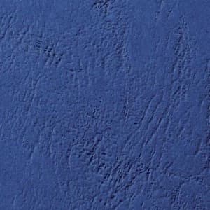 GBC Leathergrain Cover Set Royal Blue A4 50 Pairs CE040029