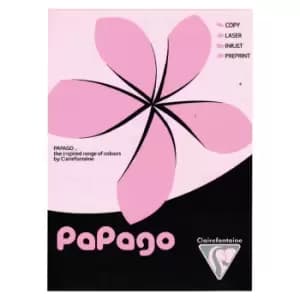 Papago Pale Pink A4 Copier Paper, 80GSM (Pk-500)