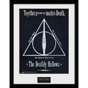 Harry Potter Deathly Hallows 30 x 40cm Framed Collector Print