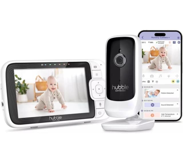 HUBBLE Nursery Pal Connect 5 Smart Baby Monitor - White 3700601430196