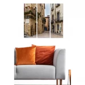 MDF8391785 Multicolor Decorative MDF Painting (3 Pieces)