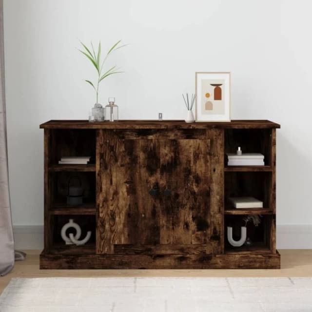 VIDAXL Sideboard Smoked Oak 100x35.5x60cm Engineered Wood Vidaxl 8720845793357