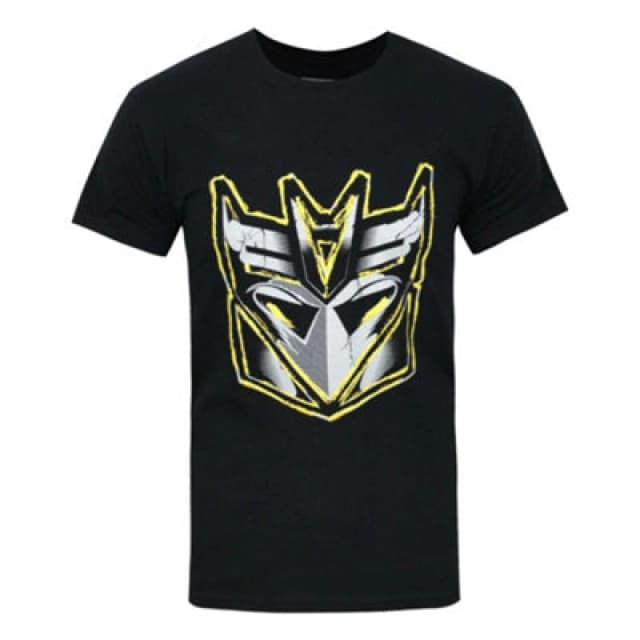 Transformers Short Sleeved T-Shirt Black male