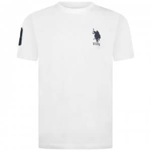 US Polo Assn Logo T Shirt - Bright White