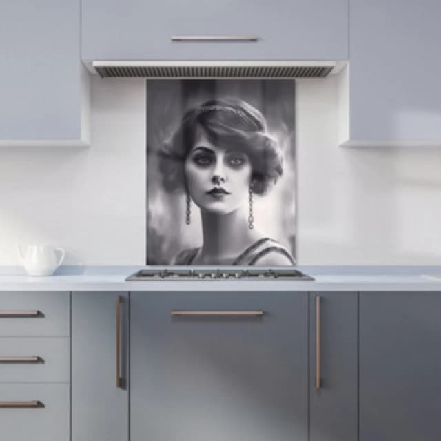 Warren Reed Designer Edwardian Showgirl Kitchen Splashback