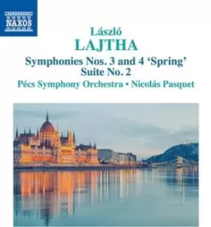 Laszlo Lajtha Symphonies Nos 3 and 4 Spring/Suite No 2 by Laszlo Lajtha CD Album