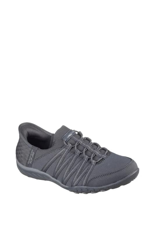 Skechers Breathe-Easy - Roll-With-Me Shoe Charcoal