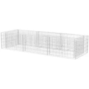 Vidaxl - Gabion Raised Bed Steel 270x90x50cm Silver