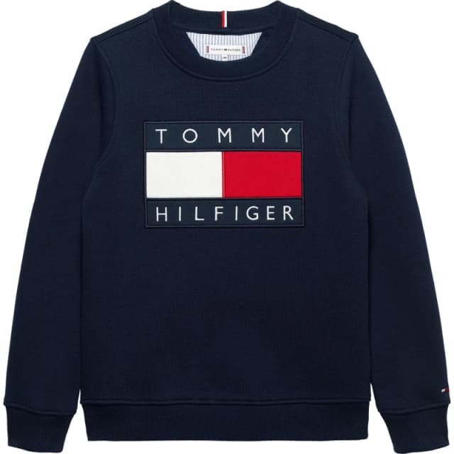 Tommy Hilfiger Kids Heritage Crew Sweatshirt Night Navy C1G male 4Y